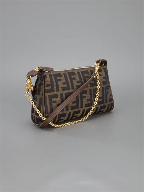 fendi pochette monogram|Fendi monogram shopper tote.